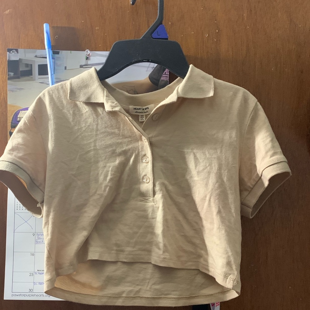 Heart & hips crop top shirt